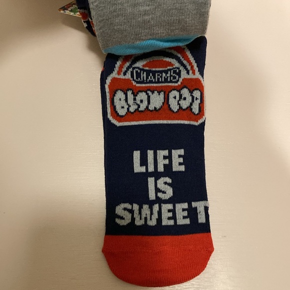 Charms Blow Pop Bubble Gum Candy Sucker Lollipop Ankle Socks Bundle Set - Picture 6 of 15